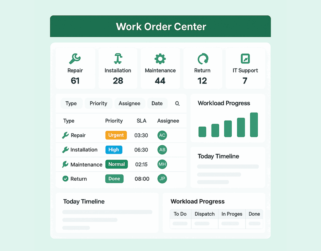 solution work order 1