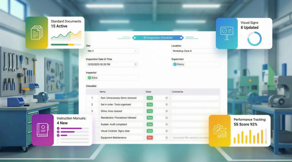 solution_lean_5S and Visual Workplace